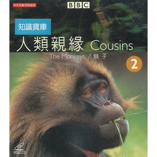 【VCD】BBC 紀錄片 人類親緣 2 猴子 //全新商品// A41