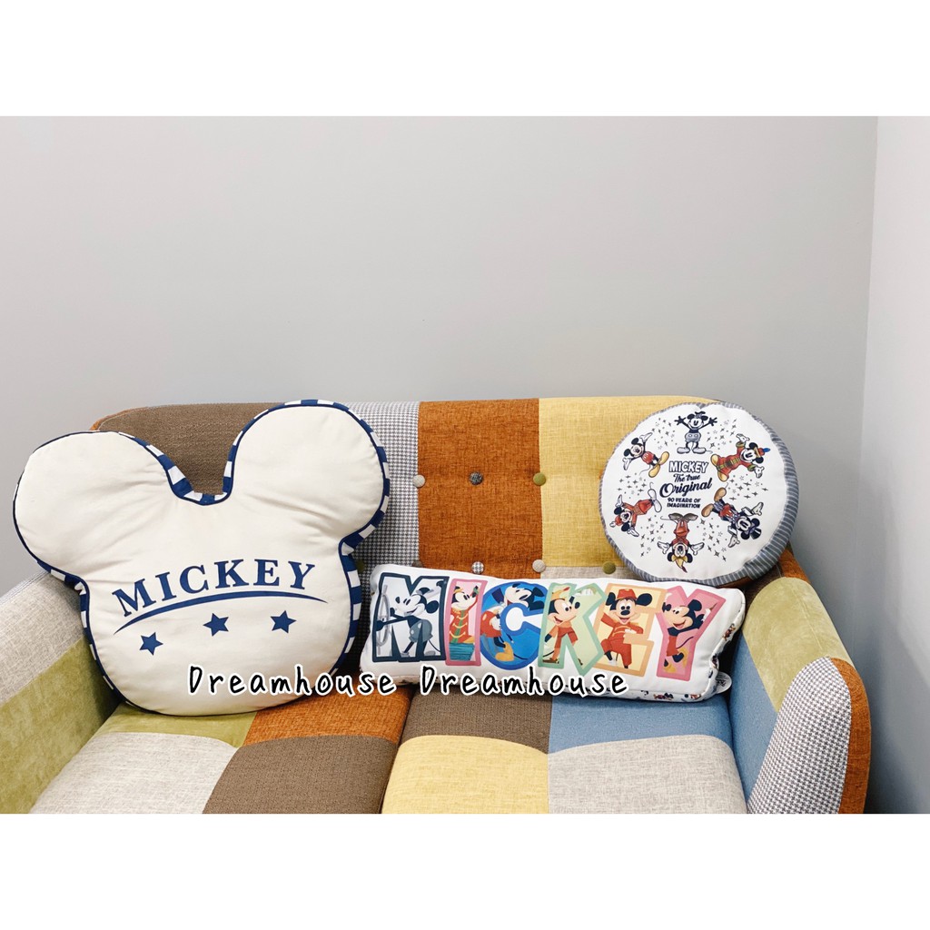 日本帶回 迪士尼 米奇 mickey 90週年 地毯 地墊 抱枕 靠枕 坐墊 枕頭 沙發枕