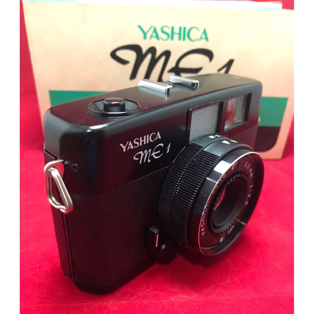 [老傑雜賣]漂亮啊! YASHICA ME 1/黑機/全新盒裝庫存品/稀有機型/精緻輕巧/底片/相機