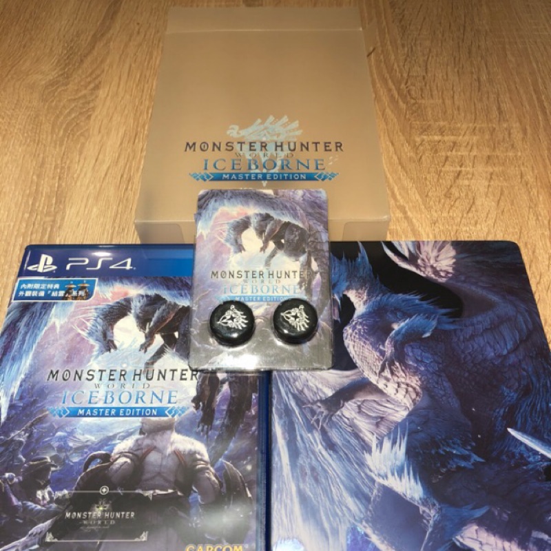 PS4 遊戲片 魔物獵人 世界 iceborne 有鐵盒類比套特典 可面交