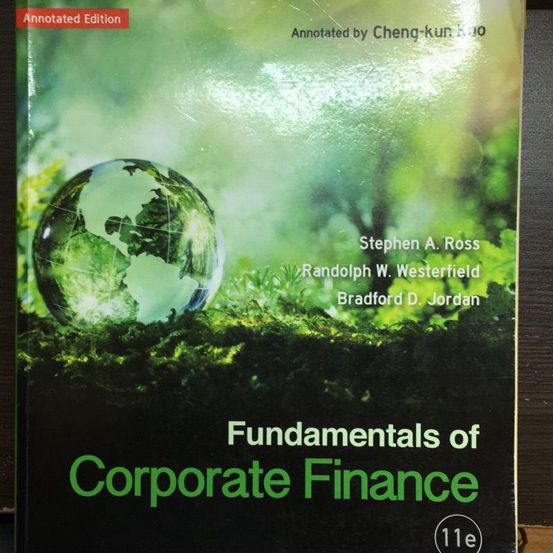 Fundamental of Corporate Finance 11e財務管理