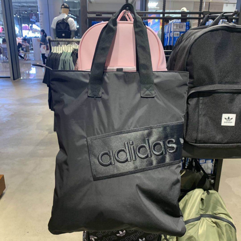 愛迪達 Adidas Originals Shopper 黑色 Lifestyle Bags 新配飾購物袋托特包時尚