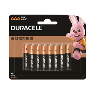 Duracell金頂鹼性電池 4號 AAA 18入裝8入裝（吊卡裝）最新製造日期 台灣公司貨