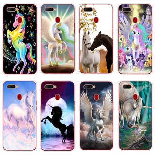 OPPO A5s A3s OPPO A39 A52 A31 A37 for TI26卡通獨角獸殼TPU軟矽膠保護殼手機殼