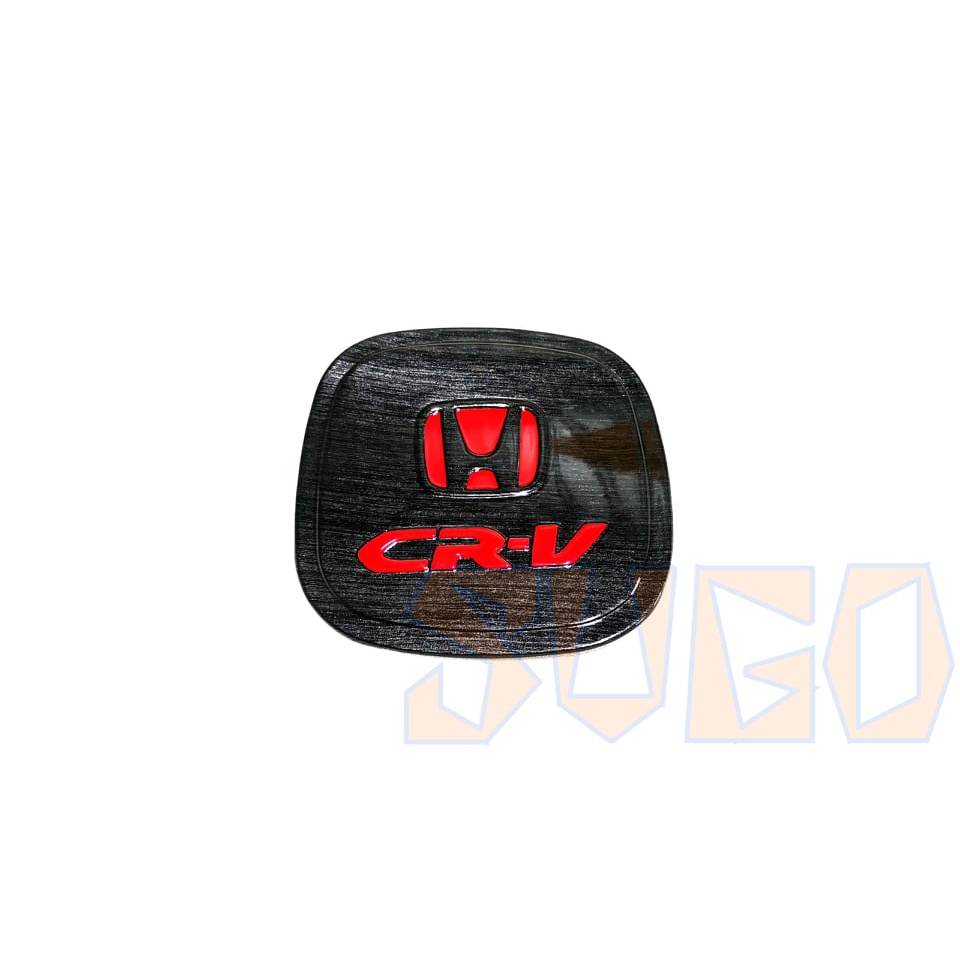 SUGO汽車精品 本田 HONDA CRV 4/4.5代 專用雙色細髮絲紋水轉印油箱蓋(黏貼式)