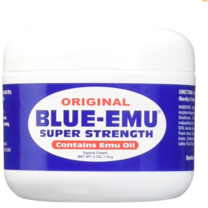 Blue-Emu Super Strength Emu Oil, 4 Oz(6瓶）