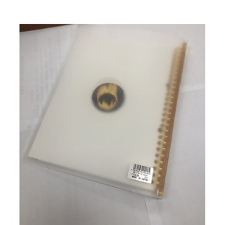 日本 maruman F110 26孔活頁資料夾 筆記夾 塑膠霧面PP