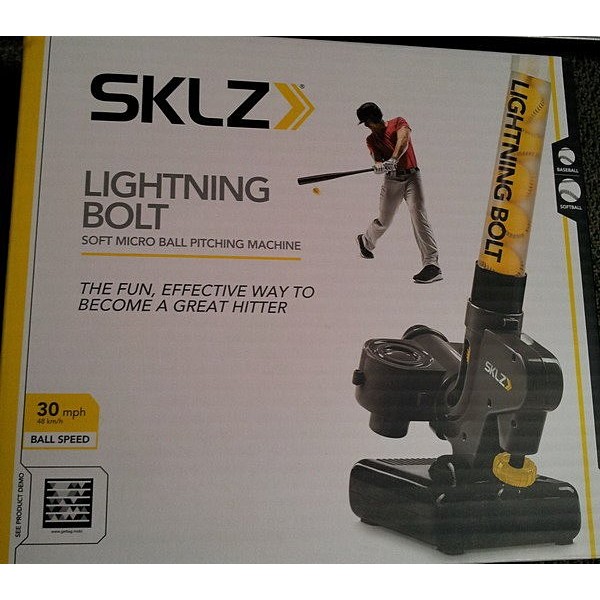 sklz lightning bolt soft micro ball pitching machine