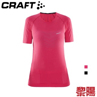 CRAFT 瑞典 Cool Intensity超透涼短袖排汗衣 女款 (桃紅、黑) 透氣/涼爽/服貼 10R04919