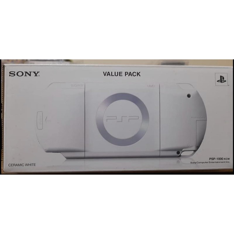 Sony PlayStation Portable PSP 1000KCW 白色初代機日規全新品，收藏品。 | 蝦皮購物