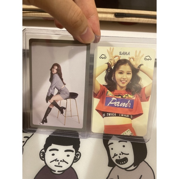 官方小卡｜Sana出道首張迷你專輯 韓版紅卡