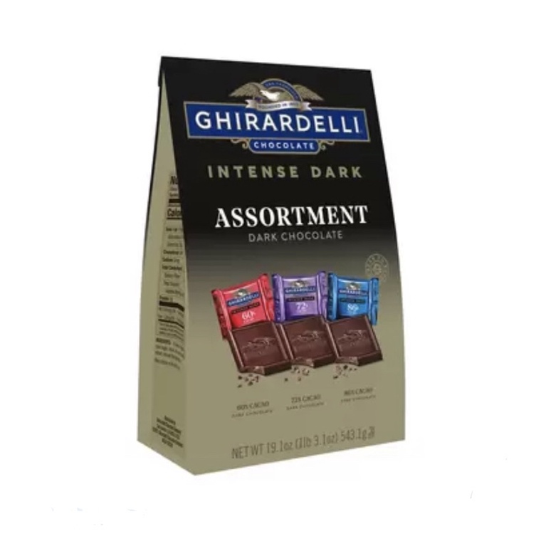 ［COSTCO 好市多 代購］Ghirardelli 黑巧克力綜合包 (3種口味) 543.1公克 #530447