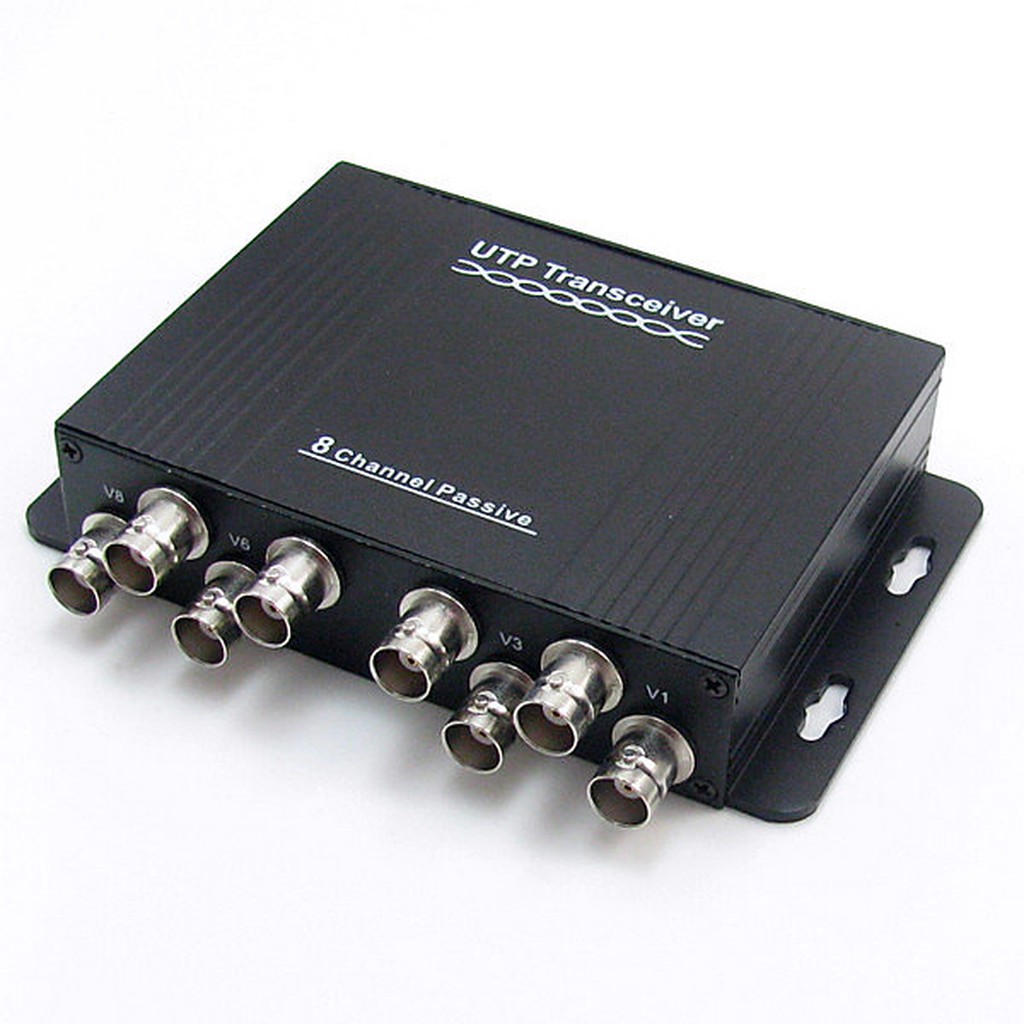 8路監控視頻雙絞線傳輸器 免電源抗干擾300米 8xBNC轉成RJ45雙絞線傳輸接收器