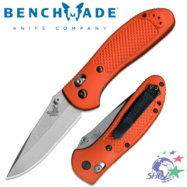 Benchmade Griptilian Axis Lock 橘紅柄折刀 / 551-ORG-S30V【詮國】