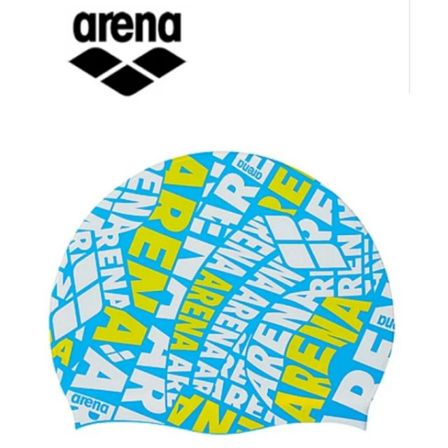 現貨日本購入arena防水矽膠泳帽ARN-9406-CBL