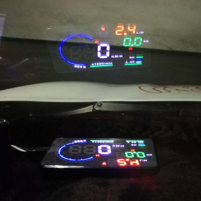 HUD 汽車抬頭顯示器 5.5吋螢幕