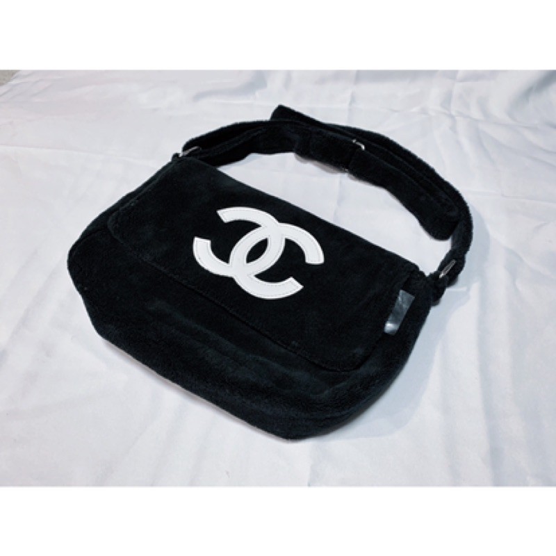 Chanel vip 經典logo 側背包 腰包