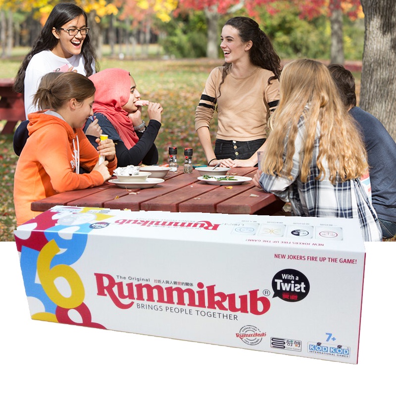 【星空桌遊】拉密 變臉版   Rummikub Twist 柱形盒 以色列麻將  益智遊戲 數學 過年遊戲