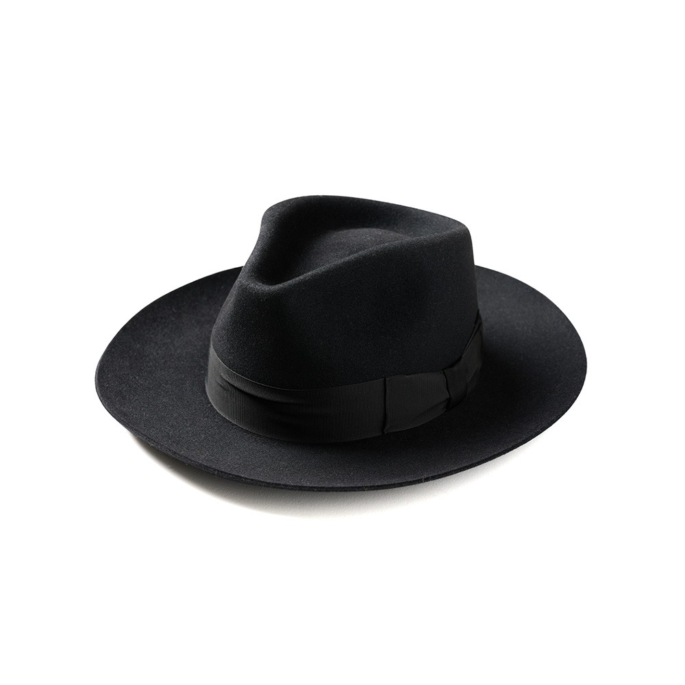 【Metal Mob】Retrodandy - 20年代Fedora紳士帽 兒童帽 - 黑色 vintage 古著 工裝