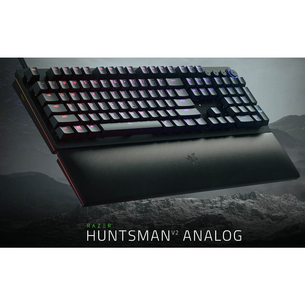 Razer 雷蛇 Huntsman V2 Analog 有線/英文/類比式光軸/雙階觸發/機械式鍵盤[9.9新]