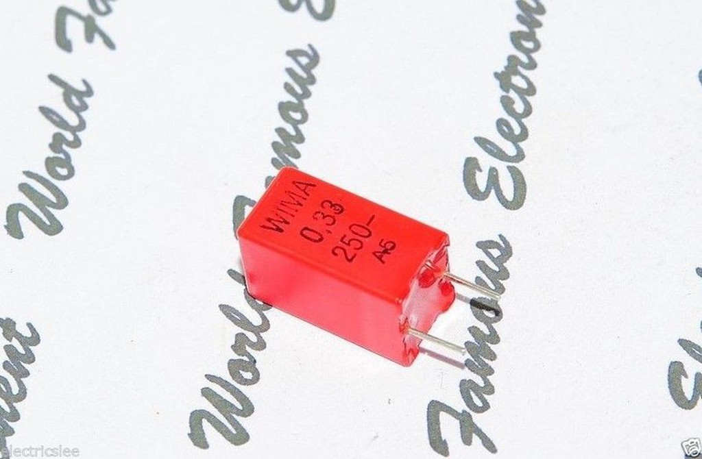 10x WIMA MKP2 0.047uF 100V 5% Pitch 5mm Film Capacitors - Made In Germany