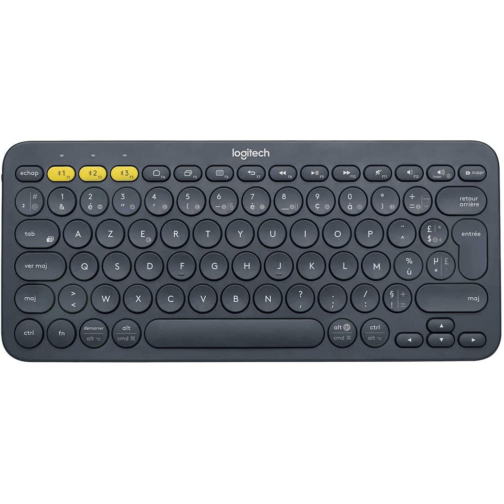 法文鍵盤 - Logitech 羅技 K380 clavier AZERTY - 多工藍芽鍵盤 黑色