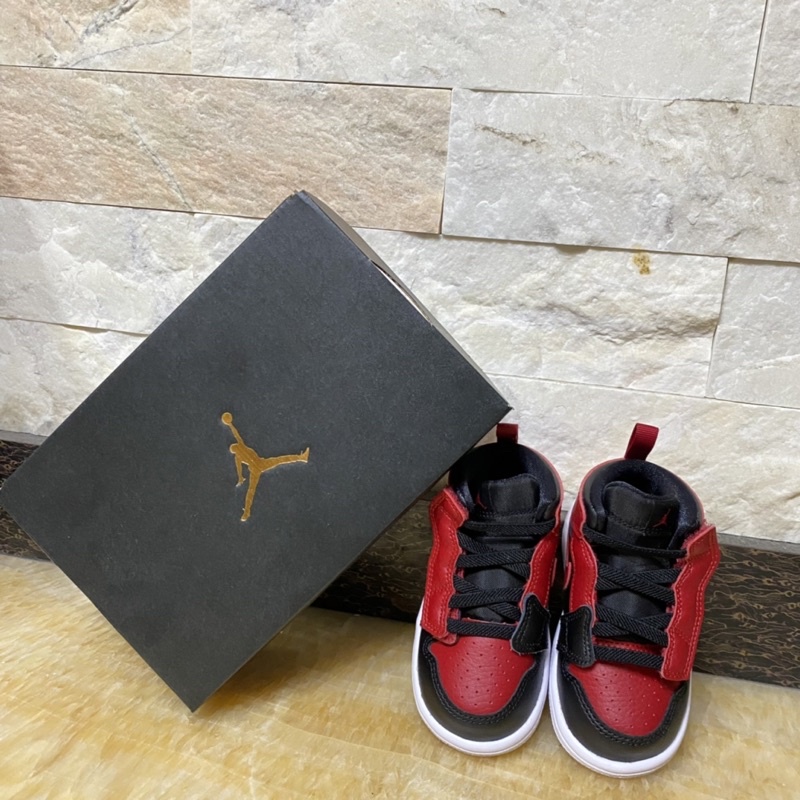 NIKE AIR JORDAN 1 MID ALT (TD) 小童鞋 12cm(9.5成新）原價1499