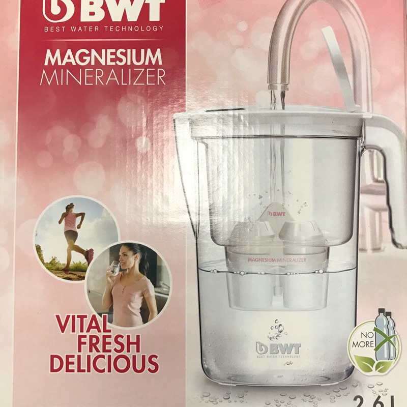 BWT德國倍世鎂離子健康濾水壺+濾心1顆