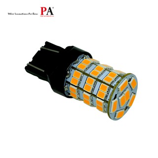 【PA LED】T20 雙芯 7443/單芯 7440 55晶 5630 2835 SMD LED 橘光 黃光 方向燈