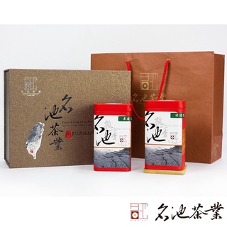 【名池茶業】五分熟香凍頂烏龍茶葉禮盒150gx2罐(共0.5斤) 名池限定款禮盒