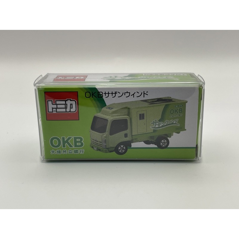 【Jy】TOMICA 多美 OKB 大垣共立銀行 行動銀行 貨車 特注 附透明盒