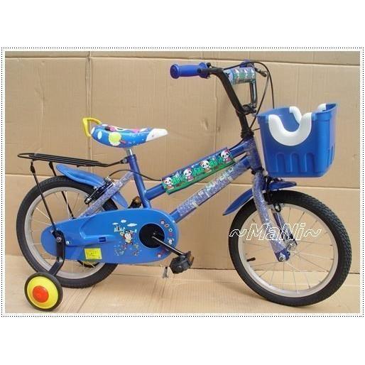 ♡曼尼♡  童車 自行車 16吋 兒童 腳踏車 ~熊~全配/鋁框/打氣輪/大籃 台製