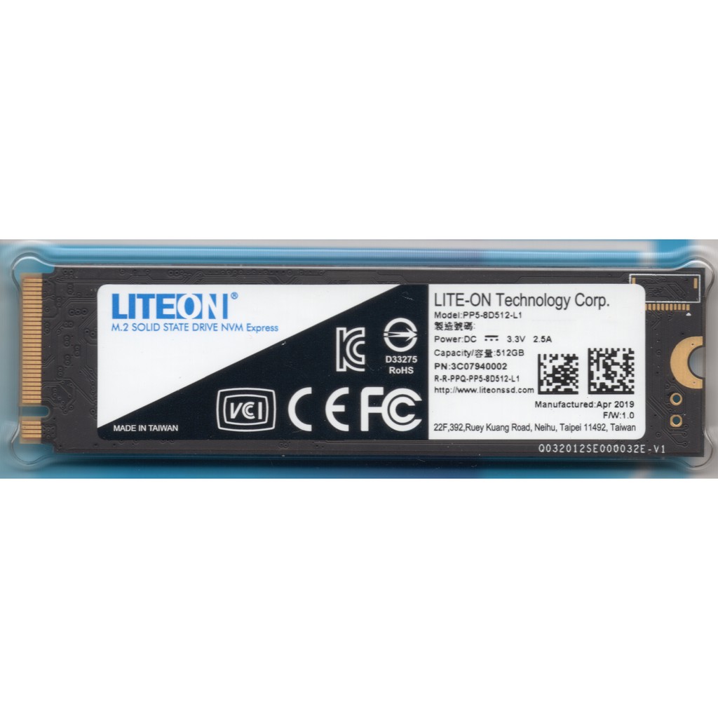 ☾Nice-3C☽五年保 現貨 Liteon MU X1 512G M.2 2280 PCIe SSD 讀 3400M