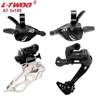 LTWOO A7 3X10 速山地自行車套件 30S 變速桿 + 前變速器 + 後變速器 30V 轉換器 MTB 自行車