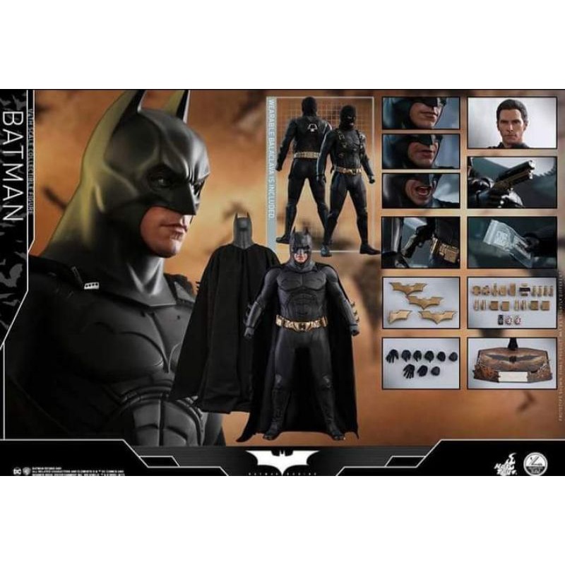 野獸國 Hot Toys  QS009 dc 蝙蝠俠  batman 黑暗騎士 開戰時刻  1/4 布魯斯韋恩