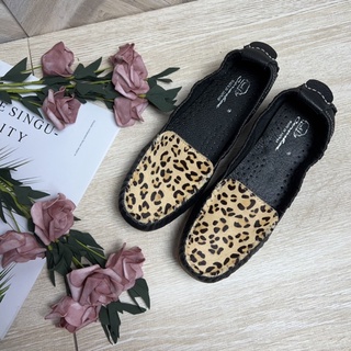 專櫃品牌ceroshoe🍀現貨秒發🍀臺灣製造 犀牛手工鞋 上班族最愛 真皮 專業氣墊鞋 豹紋款 豆豆鞋 懶人鞋