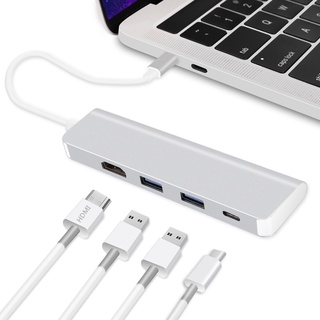 Type-c 集線器 4 合 1 USB 3.0 HDMI PD Hub 擴展塢 適配器 轉換器