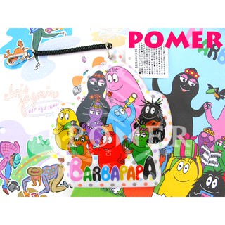 ☆POMER☆日本帶回絕版正品 BARBAPAPA 泡泡先生 識別證套 票卡夾 證件套 票夾 證件夾 伸縮鑰匙圈 二用款
