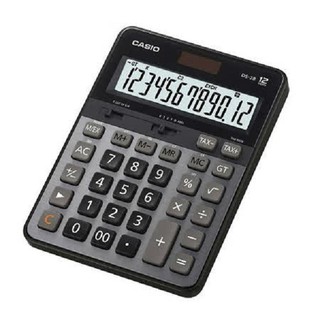 【CASIO】卡西歐 商務型專業型 計算機 DS-2B 12位數 大型顯示幕 計算機-金 台灣卡西歐保固兩年