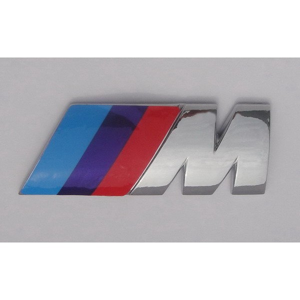 《※金螃蟹※》 BMW 寶馬 M POWER M 字體 字標 鍍鉻 鍍銀