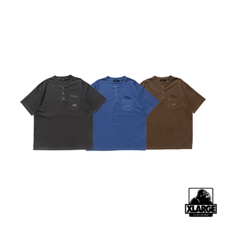 XLARGE HENLEY NECK S/S POCKET TEE 短袖T恤 101223011005