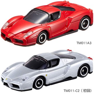 ★【TOMICA】多美小汽車 2019 NEW 11 法拉利 Enzo Ferrari 一般+初回 套車組(2車入)