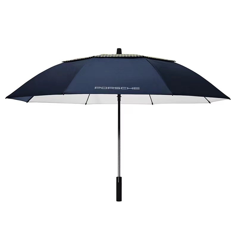 保時捷雨傘porsche長柄傘雨傘高爾夫雙拼色雙層傘布4s店精品品质高质量好