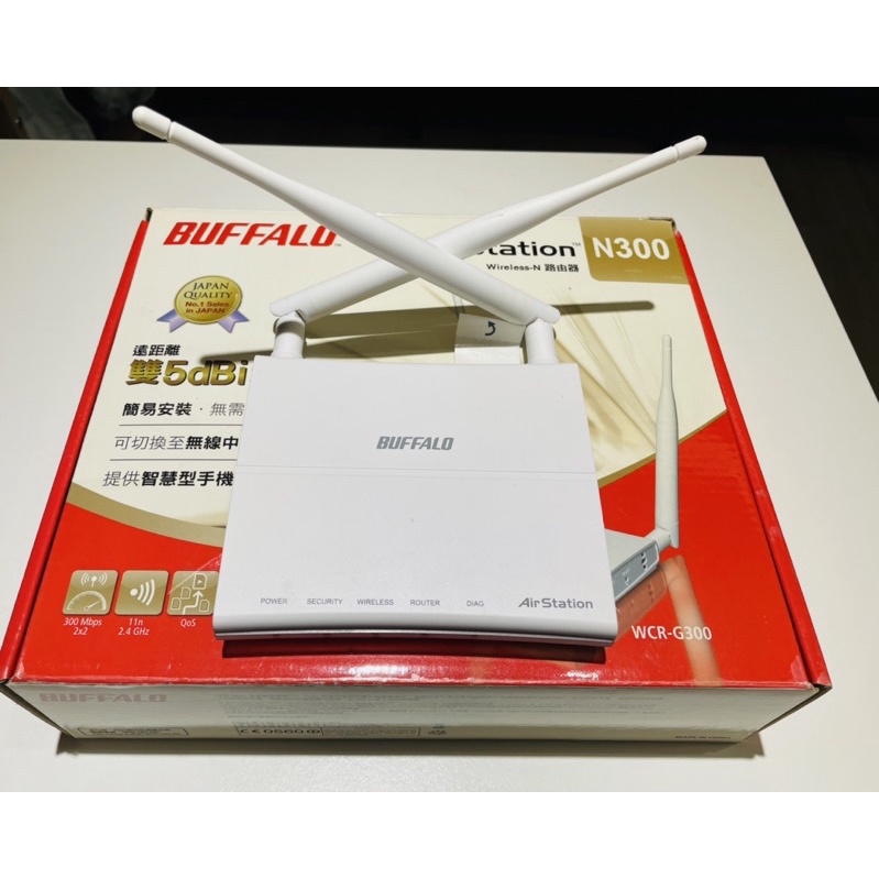 BUFFALO N300（WCR-G300)路由器 網路wifi分享器 橋接