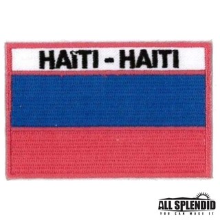 【A-ONE】海地 Haiti 電繡布章 國旗刺繡貼布 DIY肩章 手作文創 補丁貼 帽子燙貼片