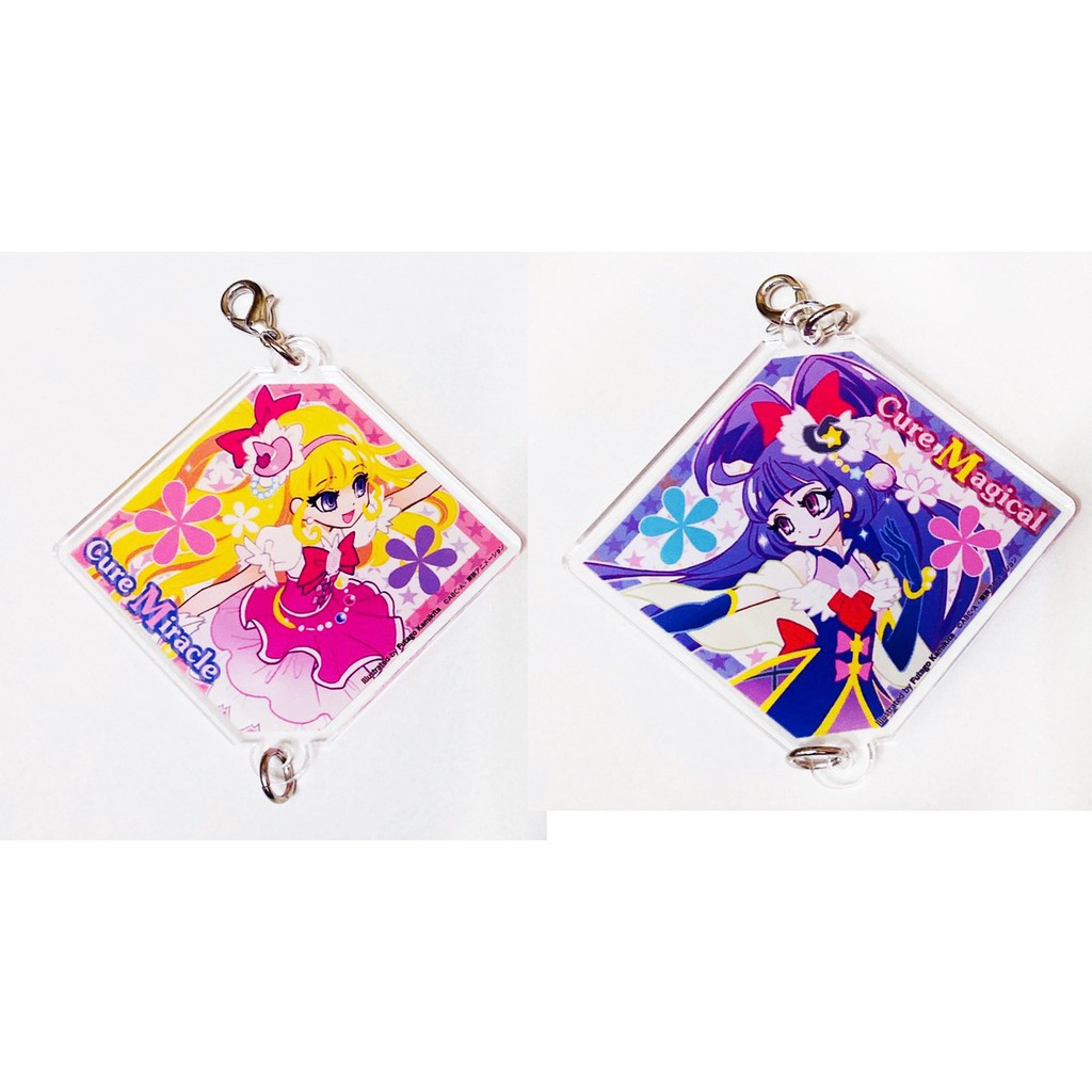 ~出清小屋~現貨 日版 魔法使 光之美少女 奇蹟天使 魔法天使 壓克力 吊飾 朝日奈未來 十六夜理子 兩款合售