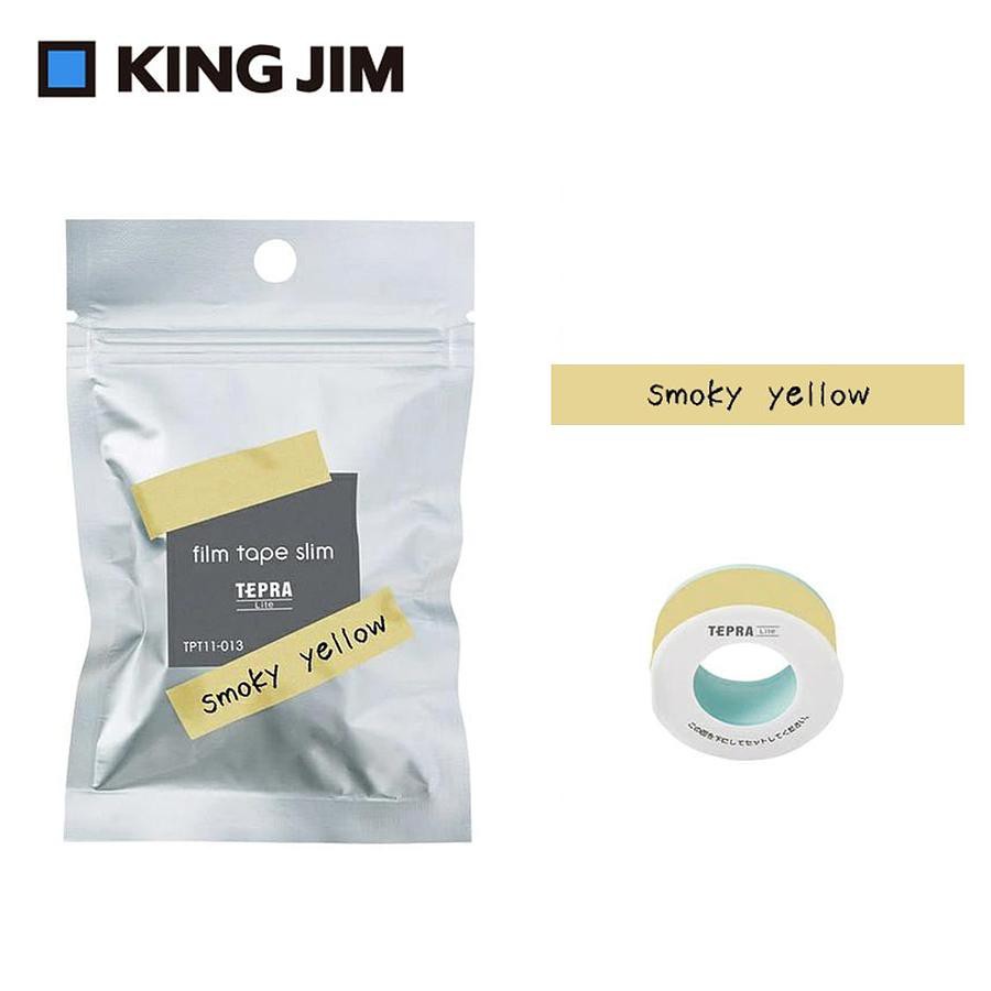 KING JIM TEPRA LITE熱感式標籤薄膜自黏膠帶/ 11mm/ 煙燻黃/ TPT11-013 eslite誠品