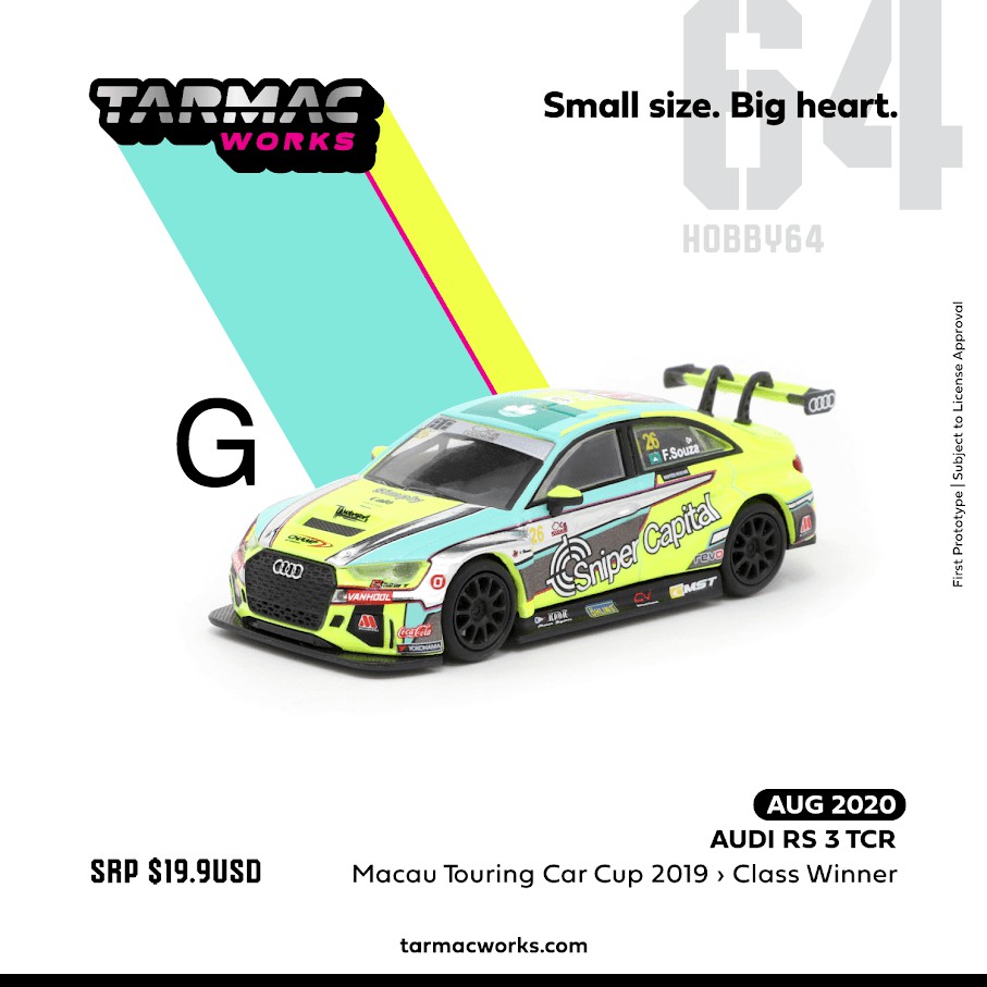 GL LAB - Tarmac Audi RS 3 TCR, Macau Touring Car Cup 2019