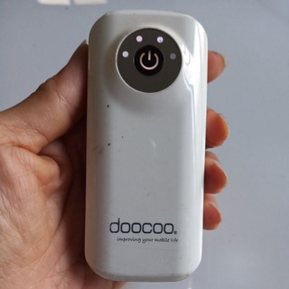 行動電源doocoo 1000mA 二手 有小燈 micro USB加USB接頭