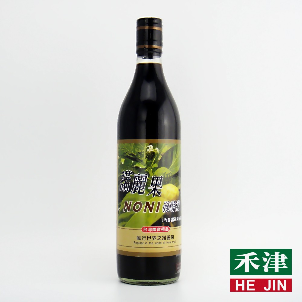 【禾津】(HE JIN)諾麗果發酵液（無糖）-600ml-台灣諾麗果酵素 純天然noni 諾麗果發酵